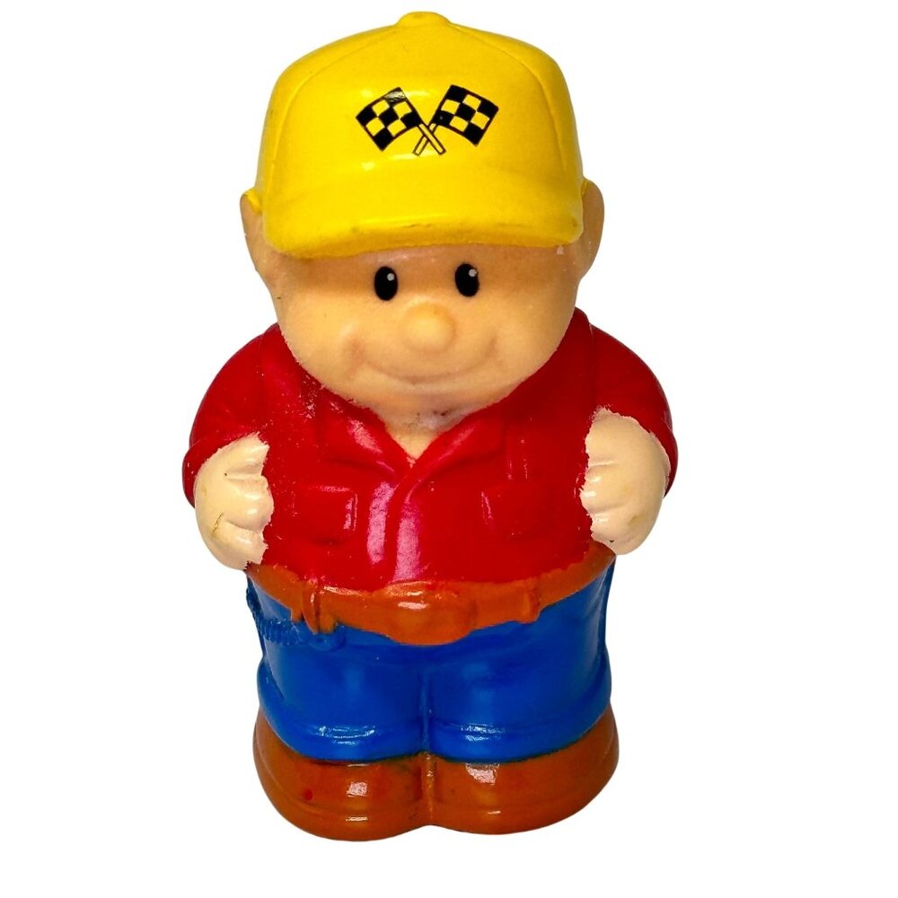 Shelcore 1998 Race Car Driver Pit Crew Figure 3 Inch Vintage Collectible Toy